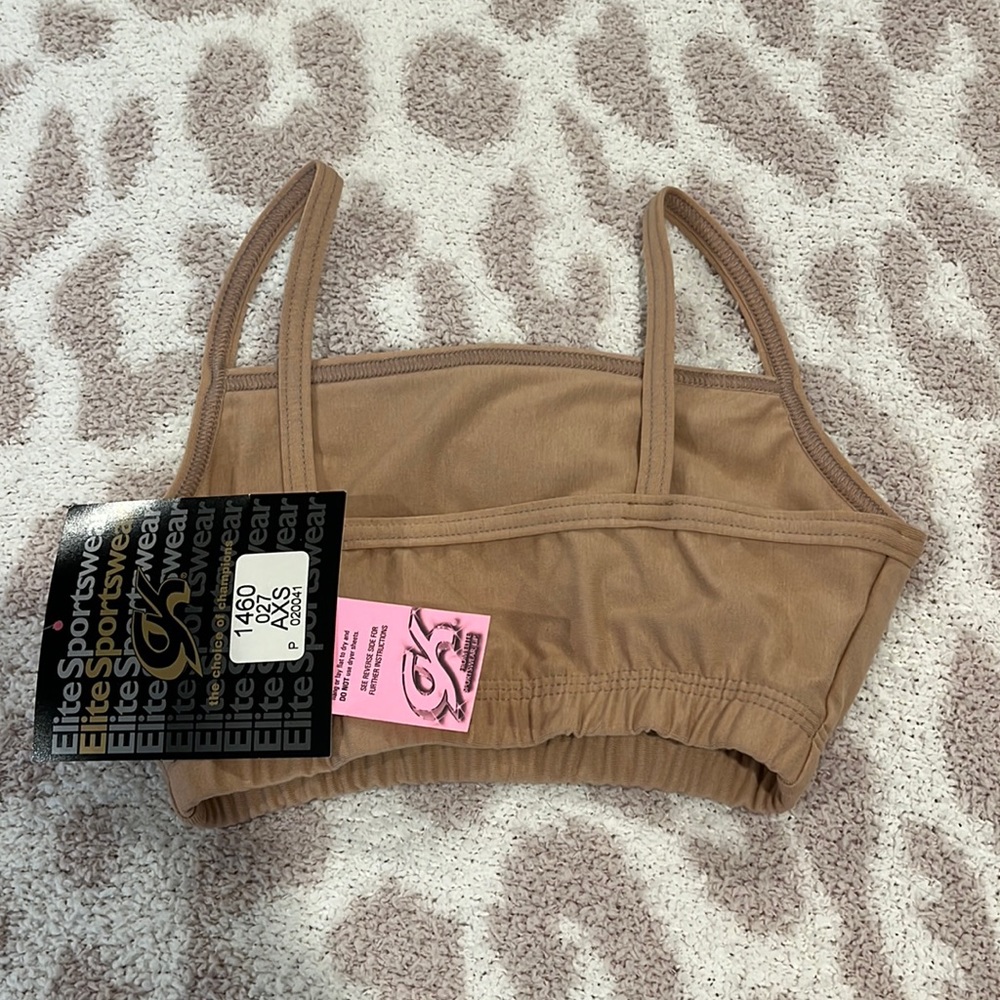 GK Adult XS Cheer Dance Gymnastics Bra